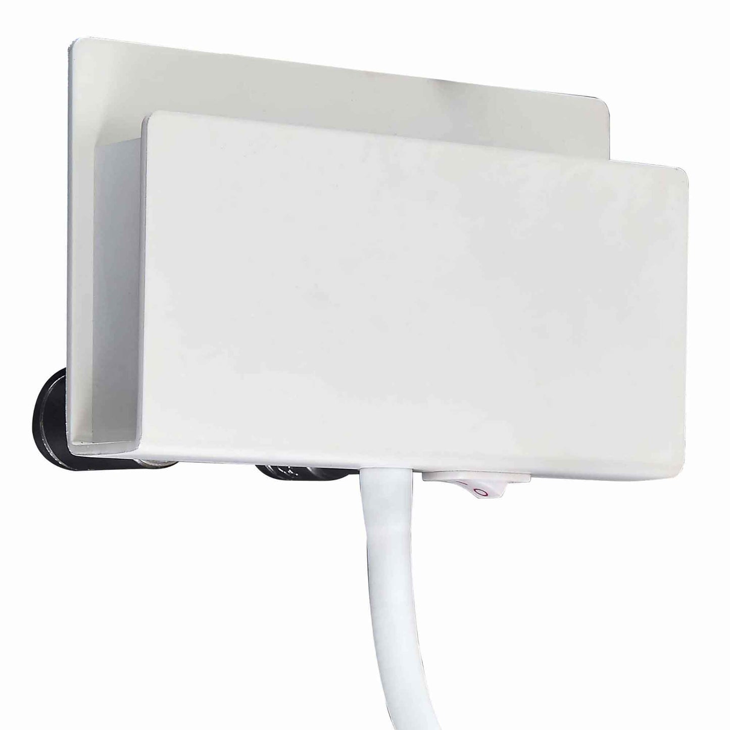 Cabarete Wall Light Rectangular 2 x 3W LED 3000K, 470lm, Switched White, 3yrs Warranty by Mantra