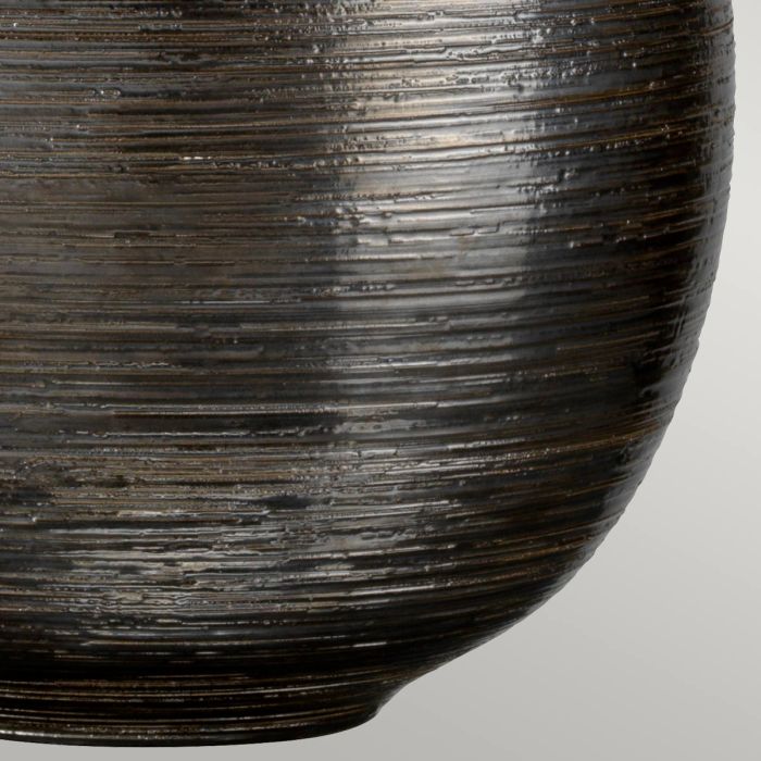 Caesar 1 Light Table Lamp - Silver with Silver Shade