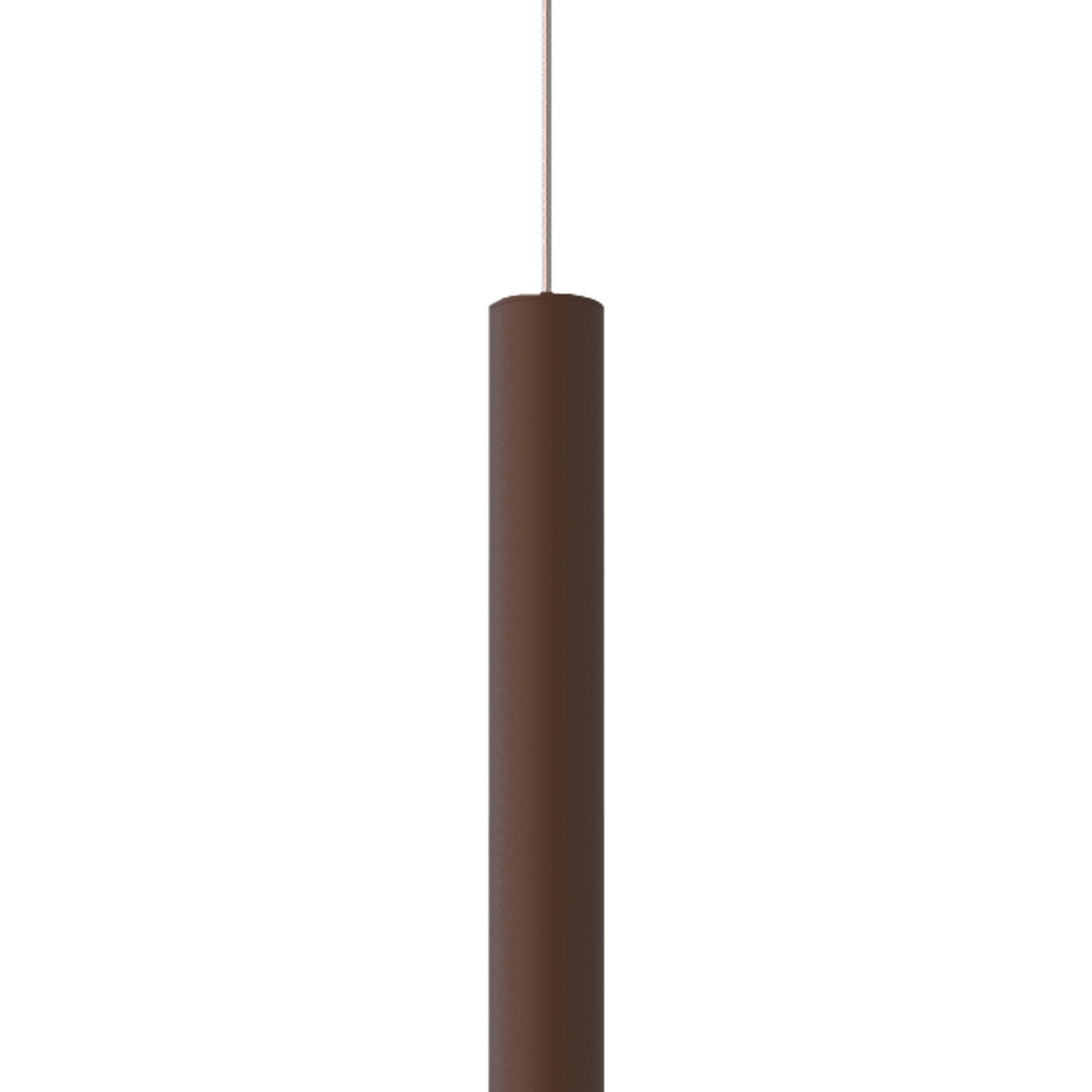 Cala 1 Light Pendant, 6W LED, 3000K, 420lm, Rust Brown, 3yrs Warranty by Mantra