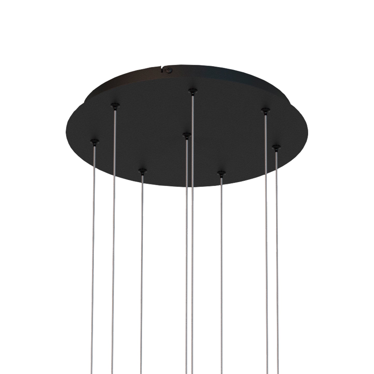 Cala Round 8 Light Pendant, 48W LED, 3000K, 3360lm, Sand White/Sand Black/Gold/Rust Brown, 3yrs Warranty by Mantra