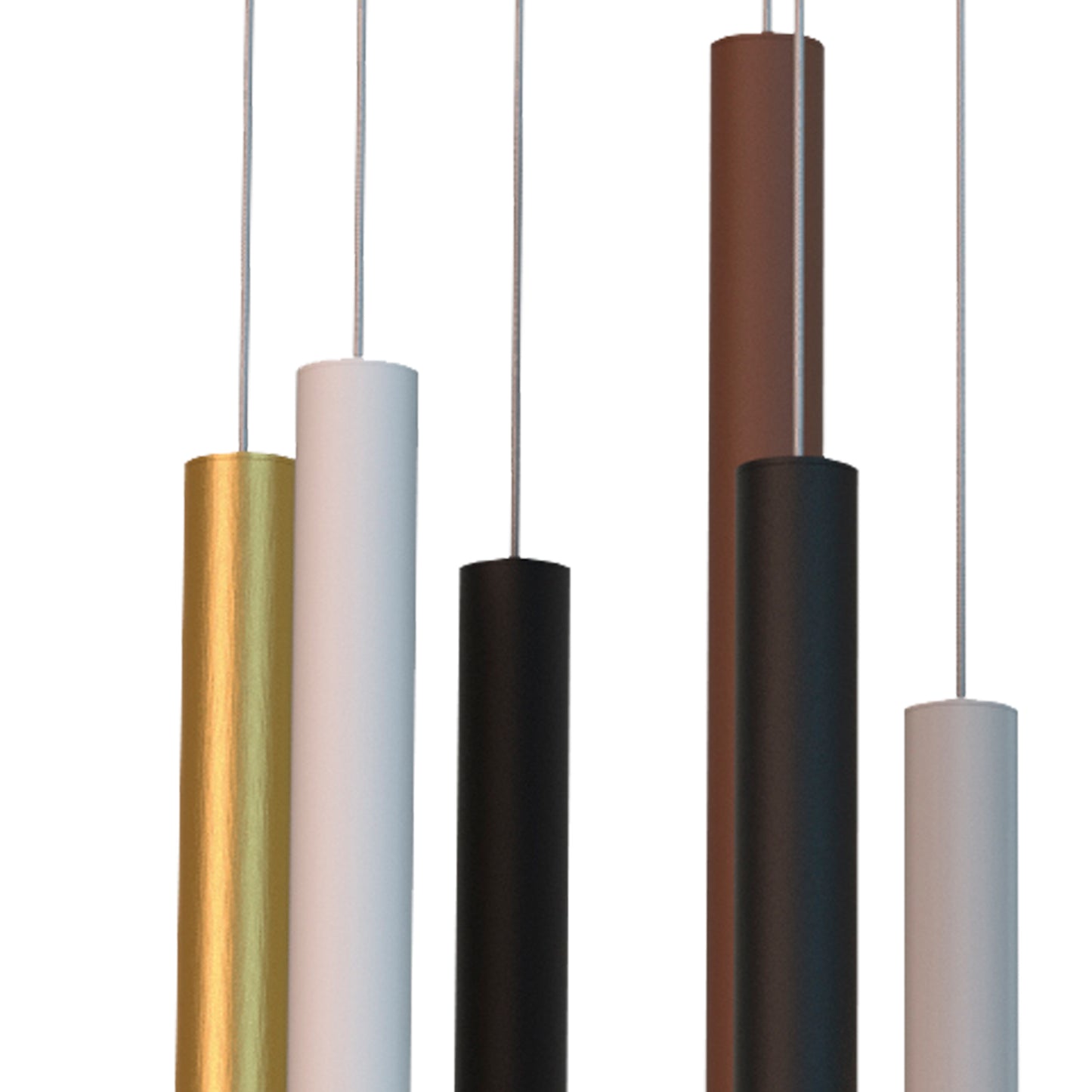 Cala Round 8 Light Pendant, 48W LED, 3000K, 3360lm, Sand White/Sand Black/Gold/Rust Brown, 3yrs Warranty by Mantra