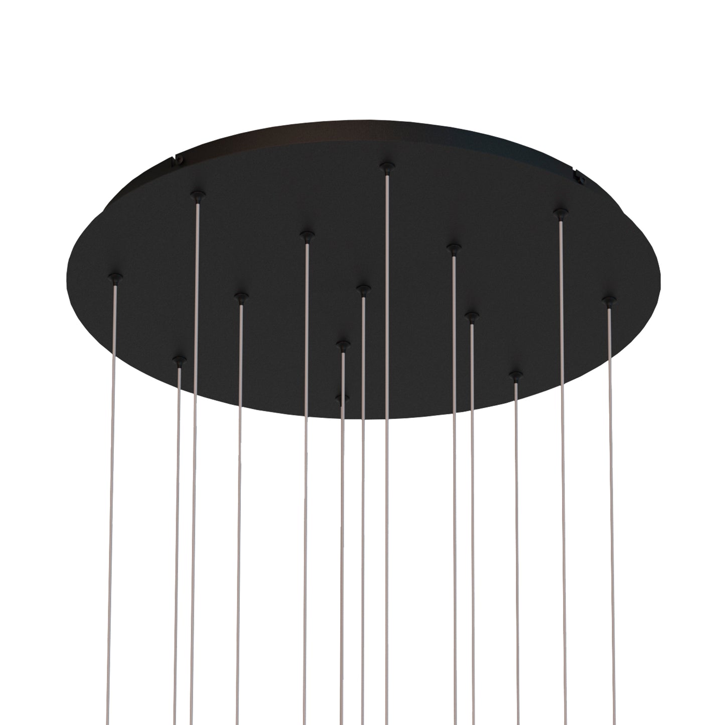 Cala Round 14 Light Pendant, 84W LED, 3000K, 5880lm, Sand White/Sand Black/Gold/Rust Brown, 3yrs Warranty by Mantra