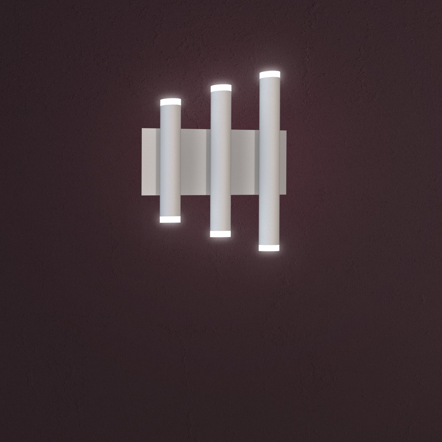 Cala 3+3 Light Wall Light, 36W LED, 3000K, 2520lm, Sand White, 3yrs Warranty by Mantra