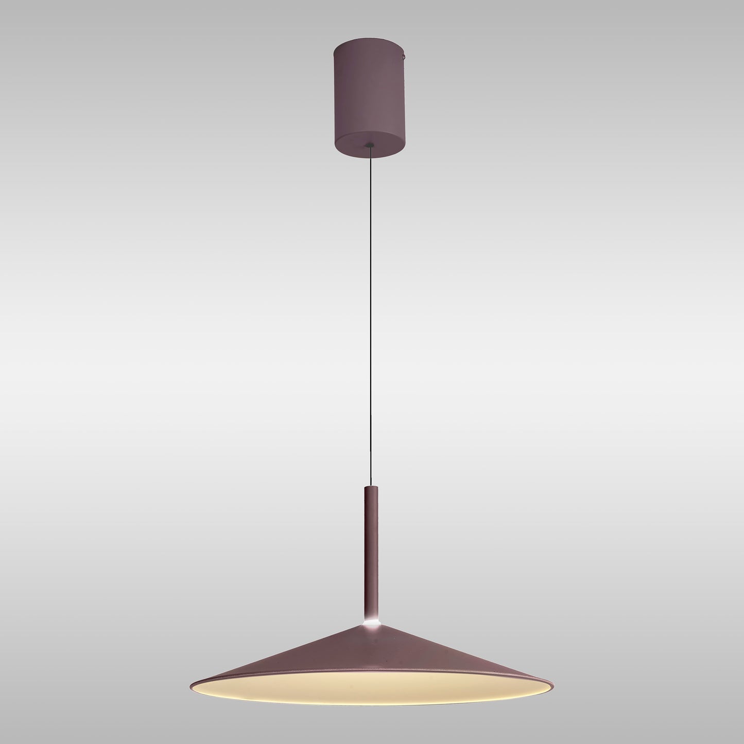 Calice 48cm Rise And Fall Pendant, 16W LED, 3000K, 1200lm, Coffee/White, 3yrs Warranty by Mantra