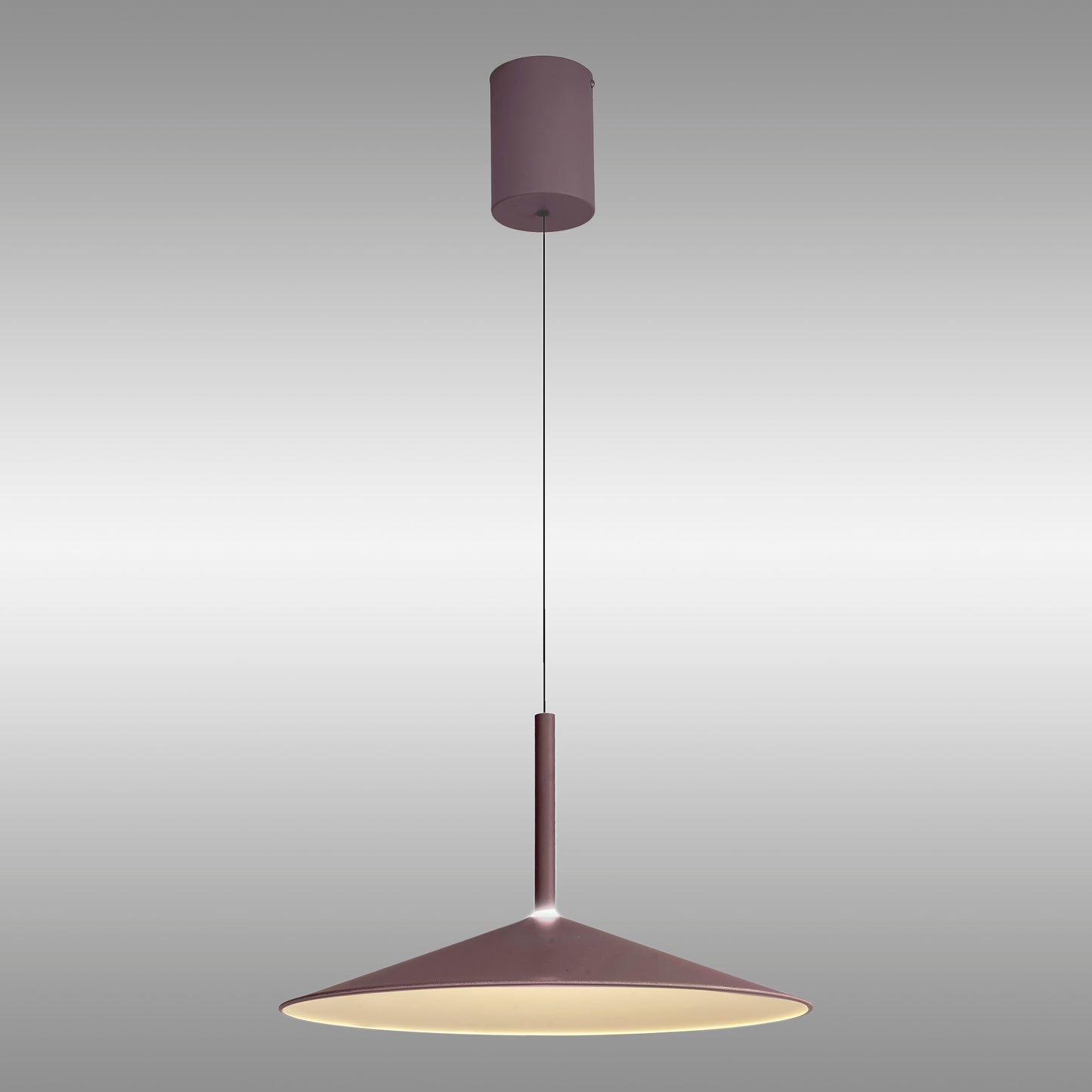 Calice 48cm Rise And Fall Pendant Dimmable, 16W LED, 3000K, 1200lm, Coffee/White, 3yrs Warranty by Mantra