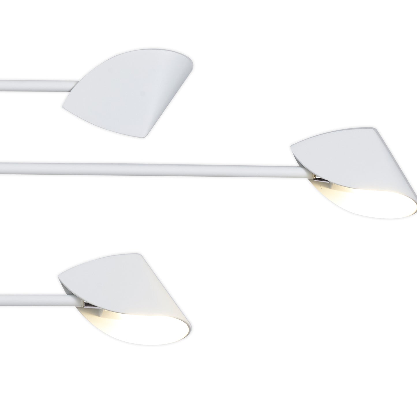 Capuccina 6 Light Linear Pendant, 45W LED, 3000K, 3100lm, White, 3yrs Warranty by Mantra