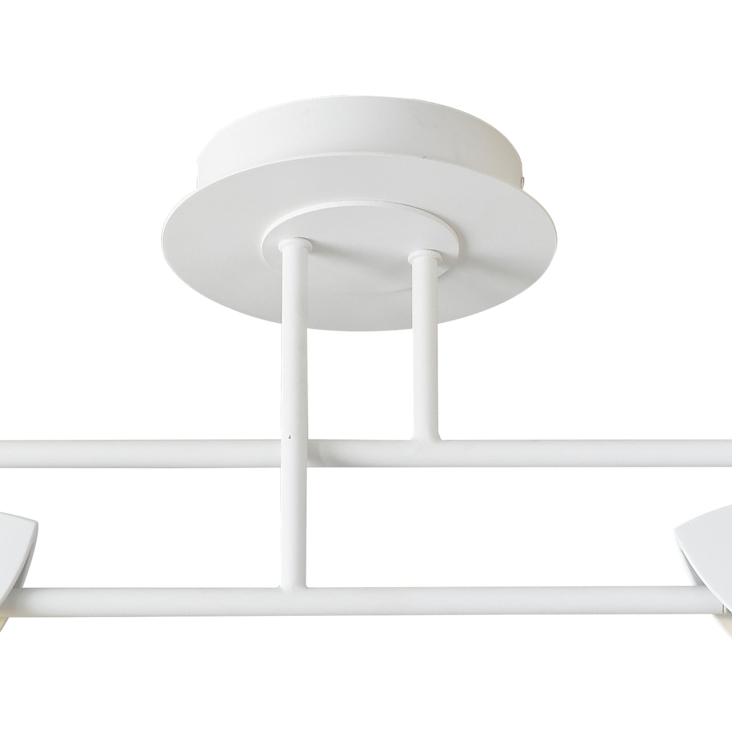 Capuccina Small 4 Light Semi Flush, 30W LED, 3000K, 2100lm, White, 3yrs Warranty by Mantra