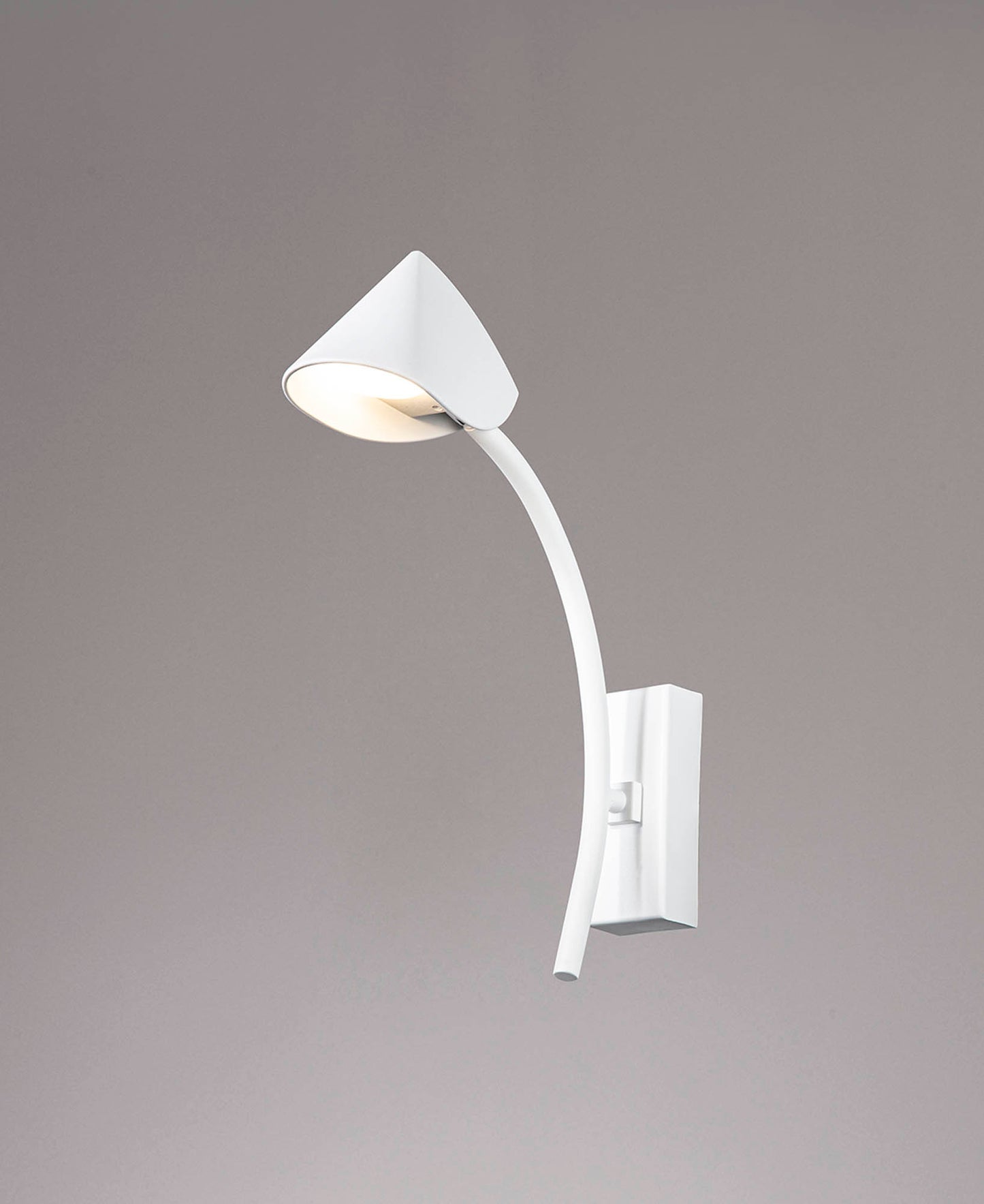 Capuccina 1 Light Wall Lamp, 7W LED, 3000K, 630lm, White, 3yrs Warranty by Mantra