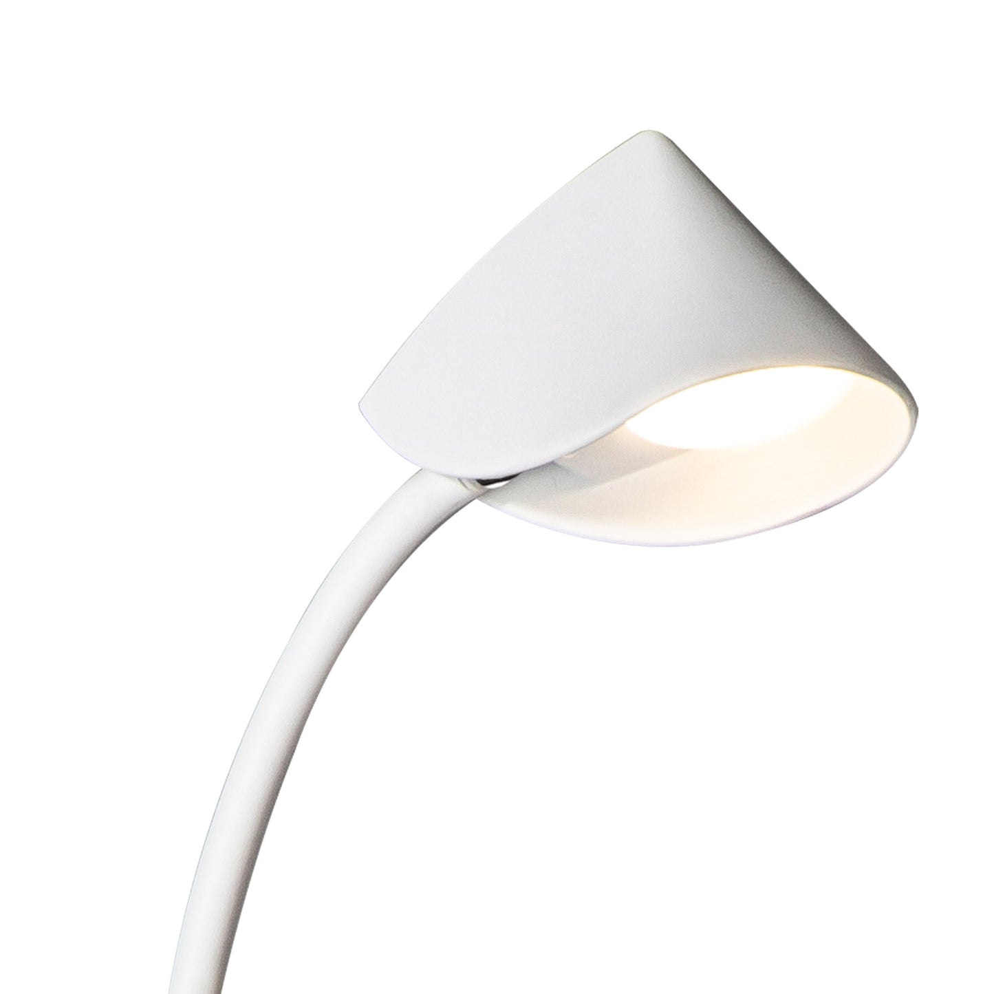 Capuccina 1 Light Floor Lamp, 8.5W LED, 3000K, 600lm, White, 3yrs Warranty by Mantra