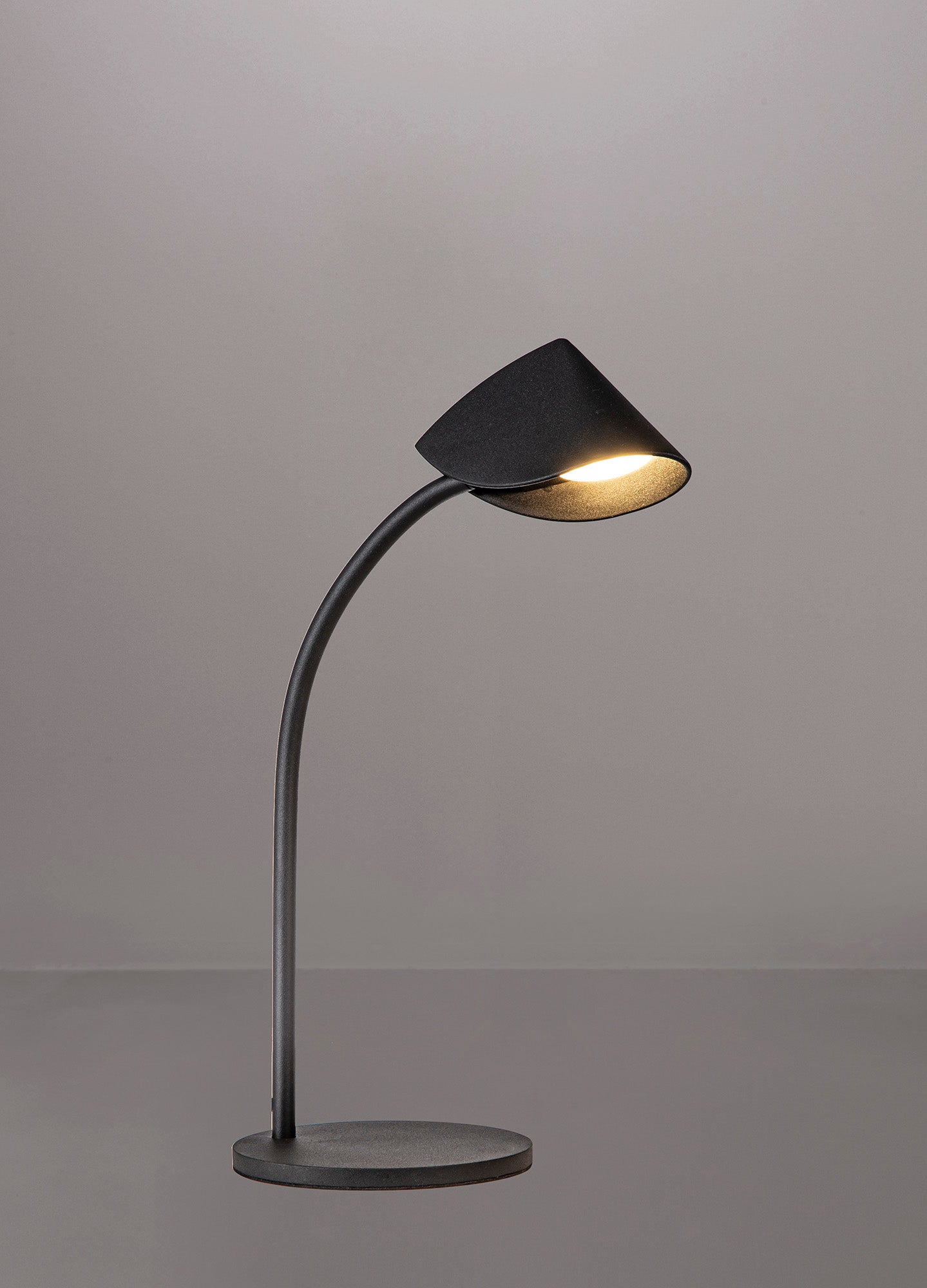 Capuccina Small 1 Light Table Lamp, 8.5W LED, 3000K, 610lm, Black, 3yrs Warranty by Mantra