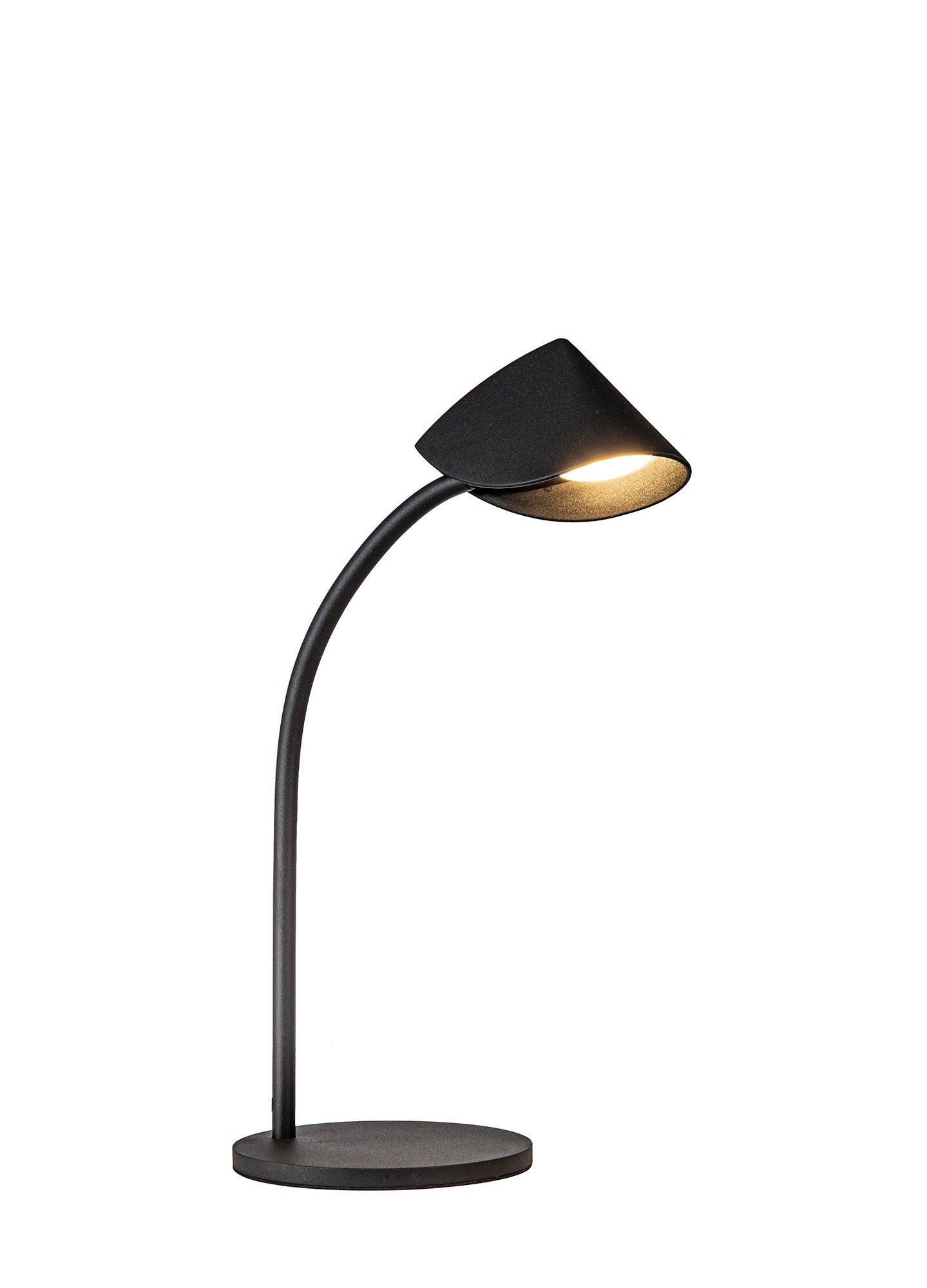 Capuccina Small 1 Light Table Lamp, 8.5W LED, 3000K, 610lm, Black, 3yrs Warranty by Mantra