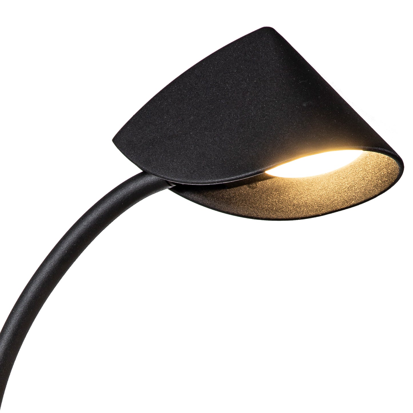 Capuccina Large 1 Light Table Lamp, 8.5W LED, 3000K, 610lm, Black, 3yrs Warranty by Mantra