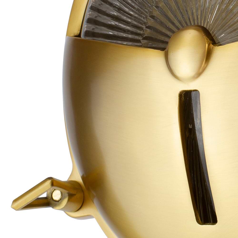Soho Lighting Carlisle Half Cover IP65 Outdoor & Bathroom Lacquered Solid Brass Wall Light