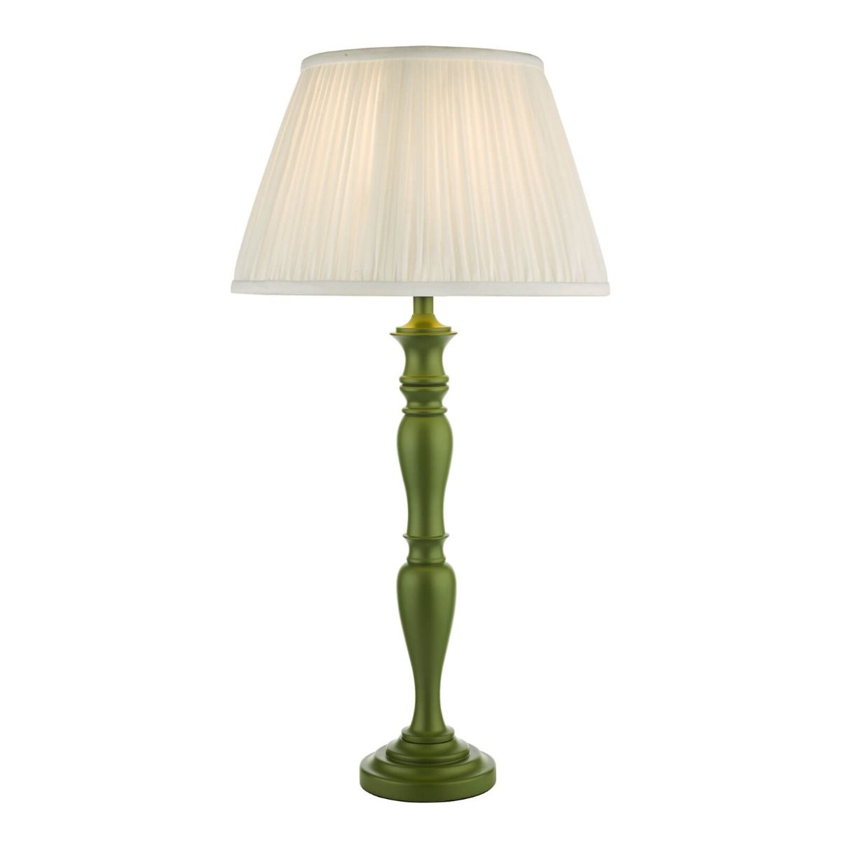 Caycee Table Lamp Green With Shade