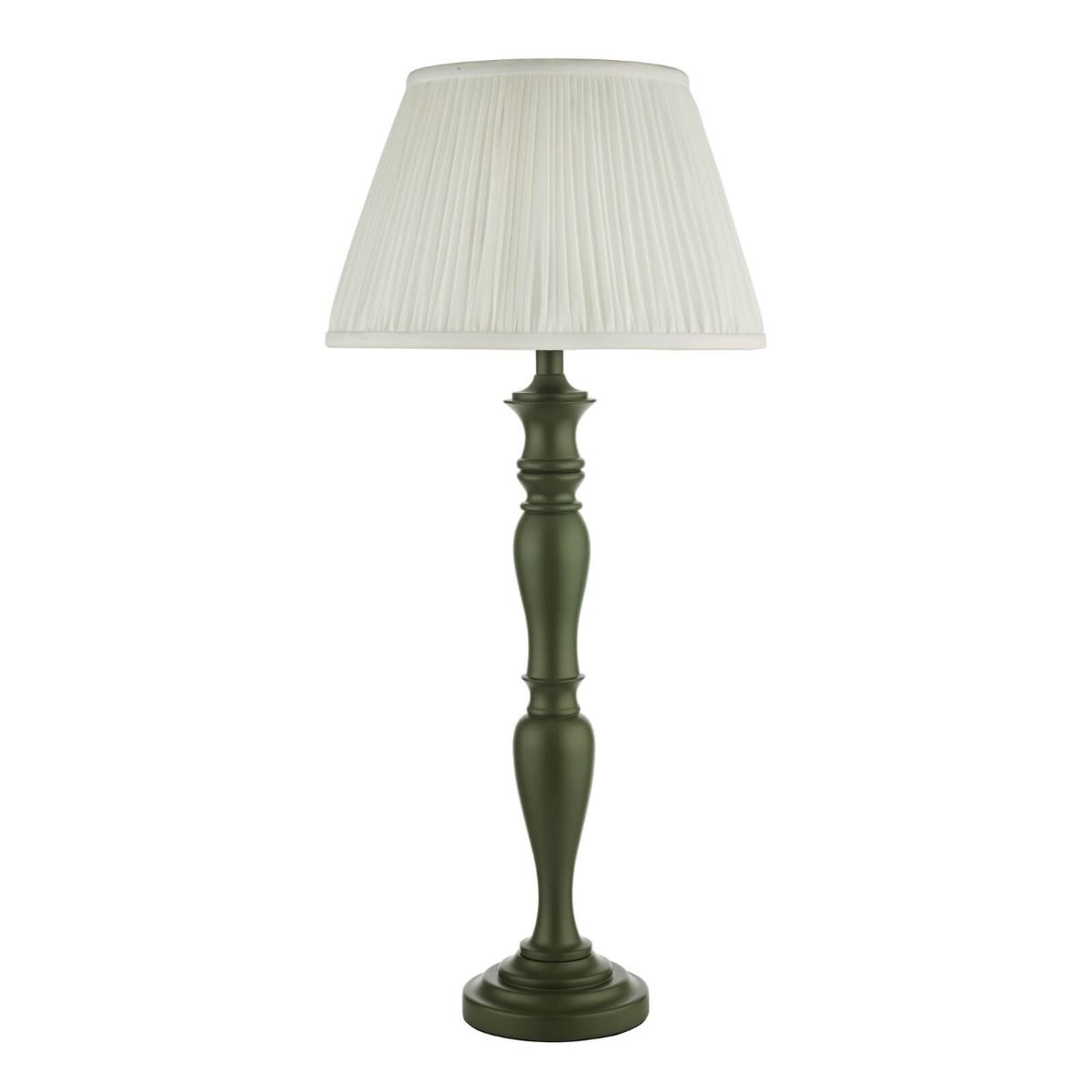 Caycee Table Lamp Green With Shade