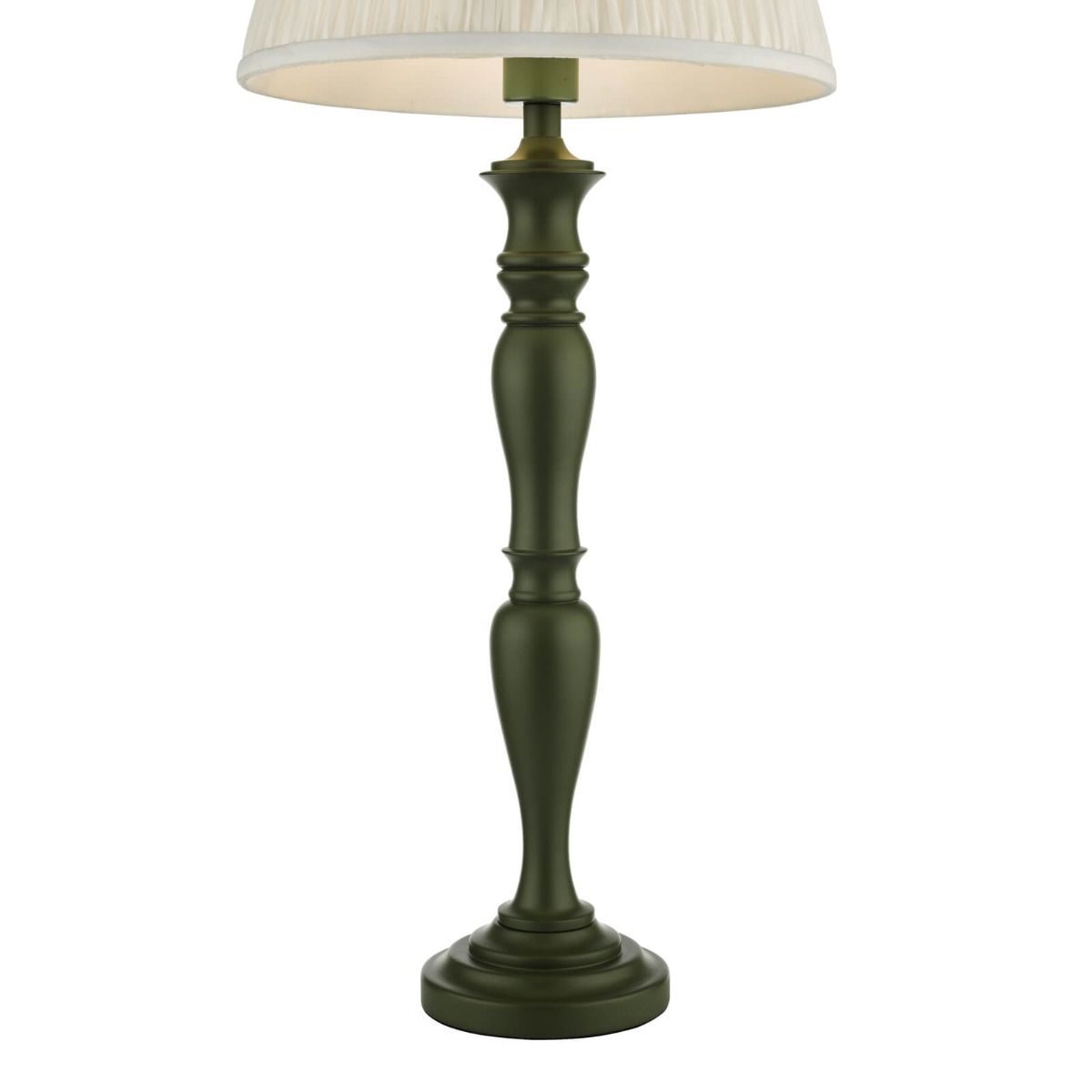 Caycee Table Lamp Green With Shade