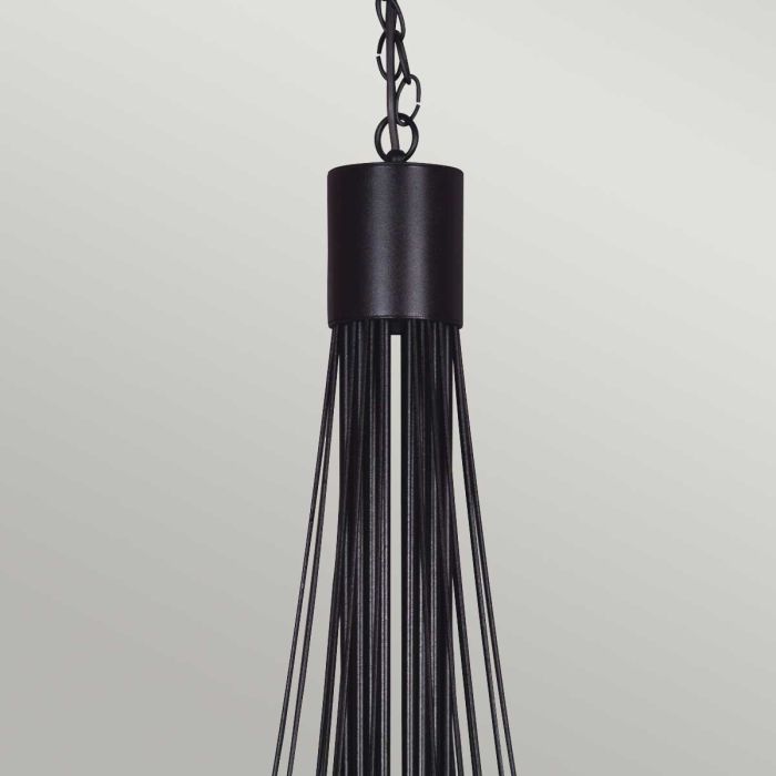 Carisbrooke 18 Light Chandelier - Black