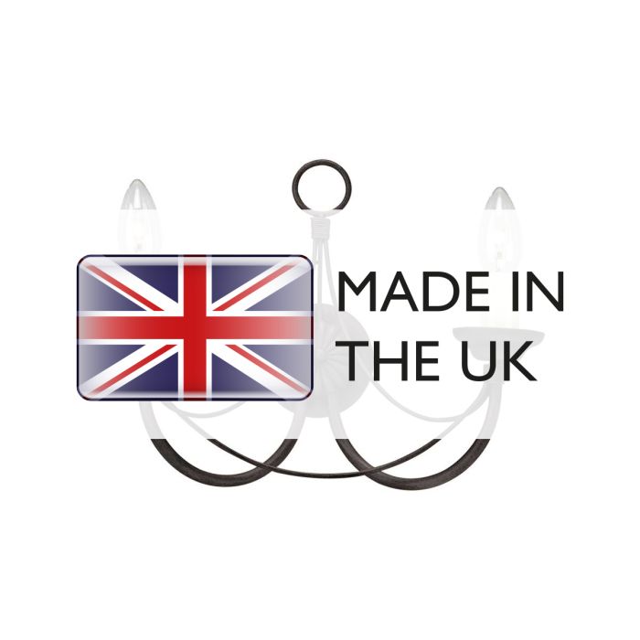 Carisbrooke 2 Light Wall Light - Black