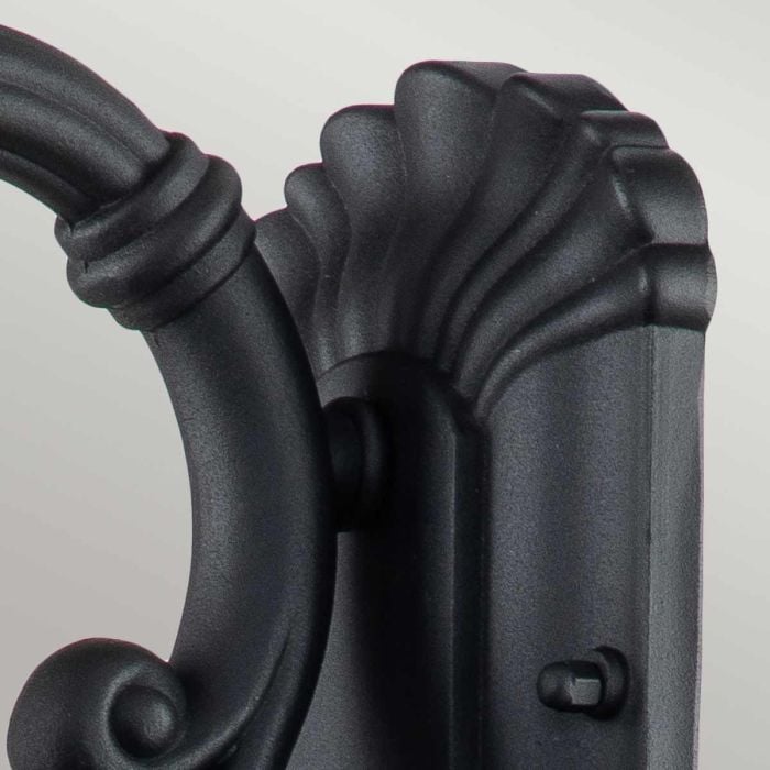 Chicago 1 Light Small Wall Lantern - Textured Black