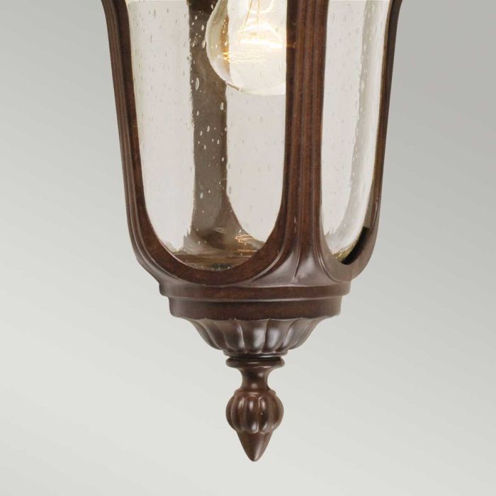 Chicago 1 Light Small Down Wall Lantern - Rusty Bronze Patina