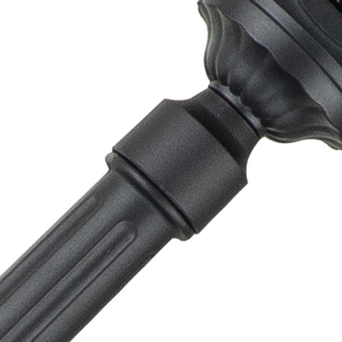 Chicago 1 Light Single Head Lamp Post - Textured Black