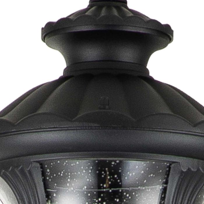 Chicago 1 Light Single Head Lamp Post - Textured Black