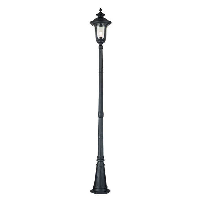 Chicago 1 Light Single Head Lamp Post - Textured Black
