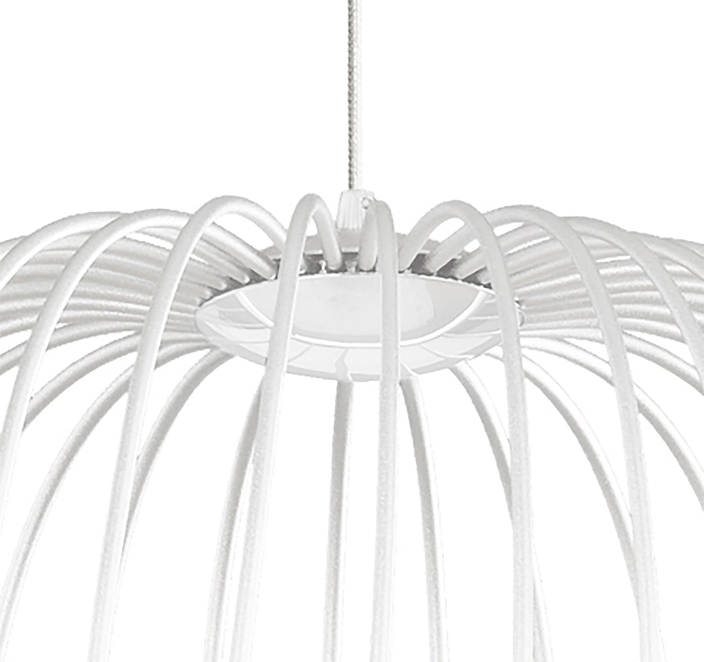 Celeste Pendant 41cm Round, 20W LED, 3000K, 1400lm, White, 3yrs Warranty by Mantra