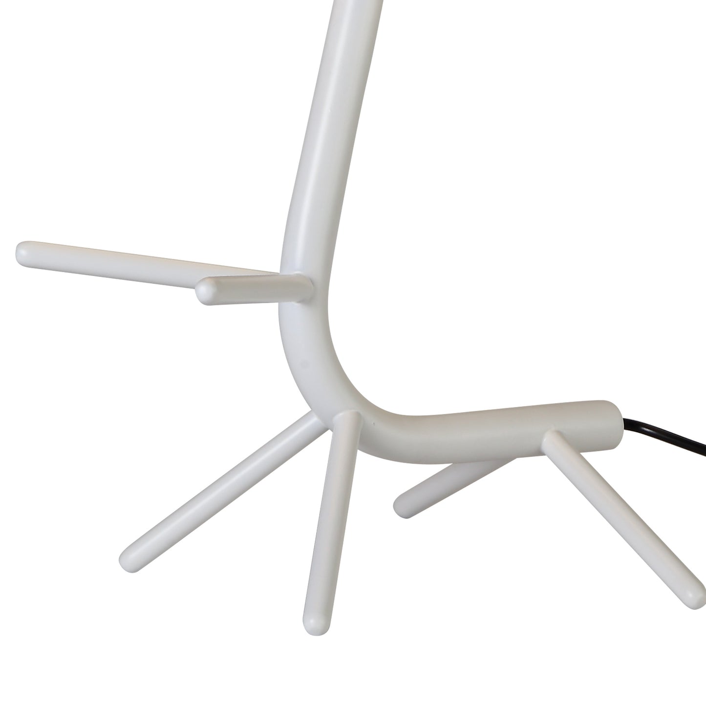 Centipede Table Lamp With Shade, 1 x E27, White by Mantra
