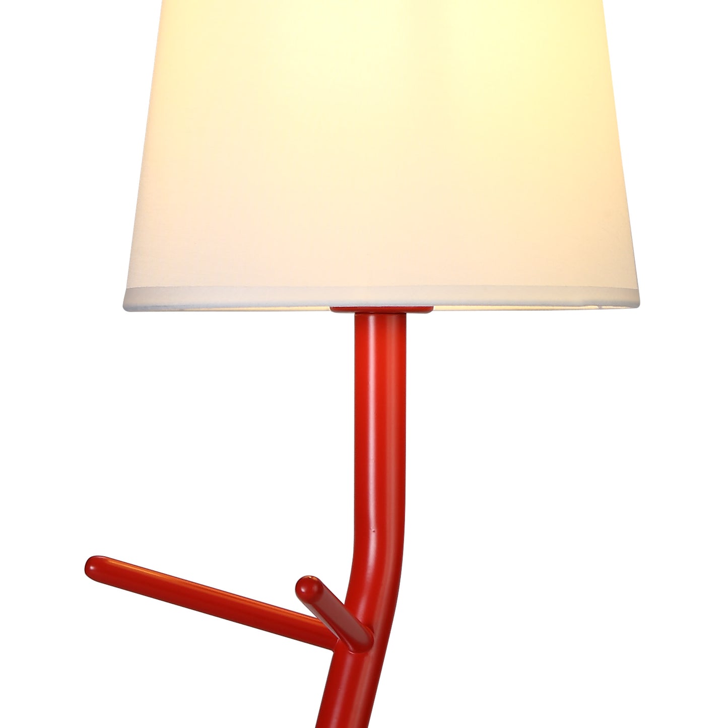 Centipede Table Lamp With Shade, 1 x E27, Red / White by Mantra
