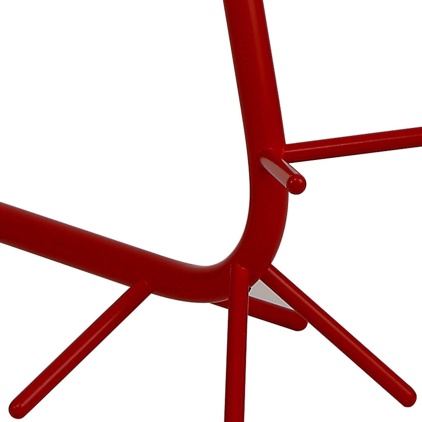 Centipede Floor Lamp With Shade, 1 x E27, Red / White by Mantra
