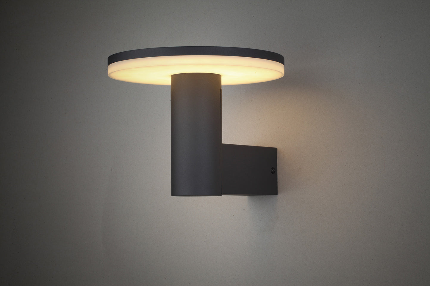 Cerler Wall Lamp, 10W LED, 3000K, 700lm, IP54, Anthracite, 3yrs Warranty by Mantra