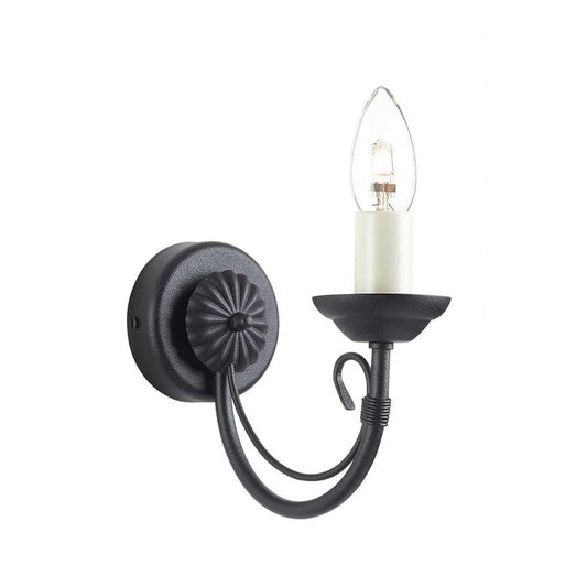 Chartwell 1 Light Wall Light - Black
