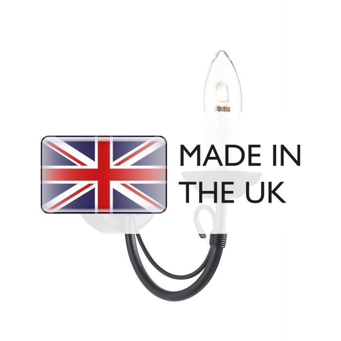 Chartwell 1 Light Wall Light - Black