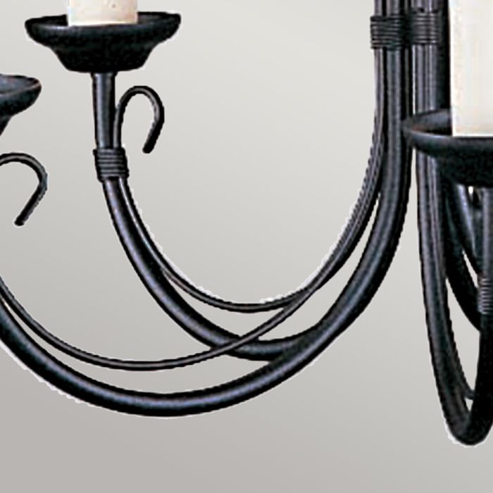 Chartwell 5 Light Chandelier - Black
