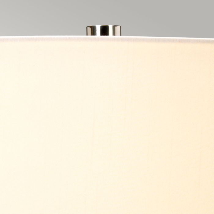 Chalk Farm Table Lamp - Light Grey / Chalk White with Ivory Shade