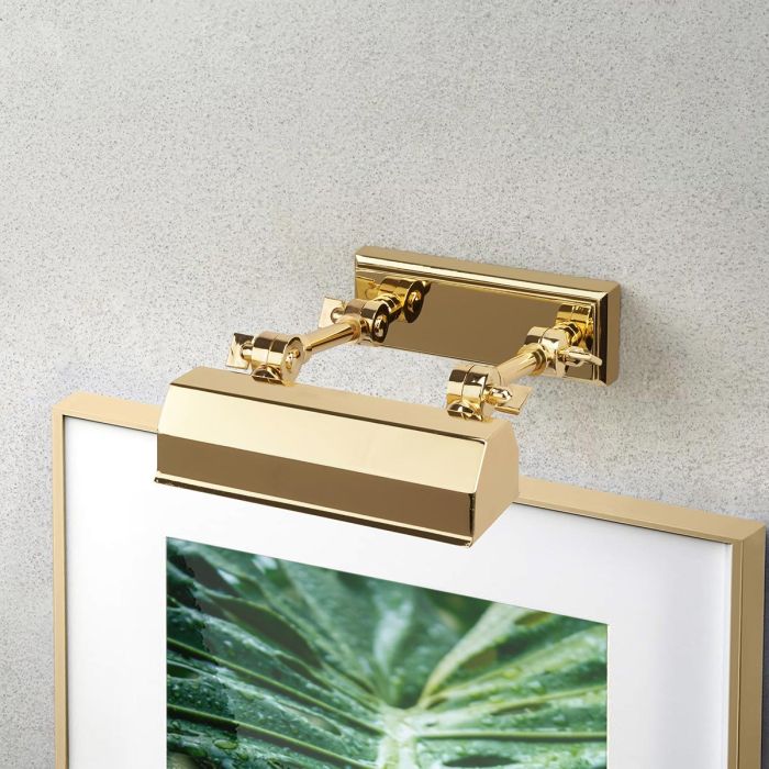 Chawton Small Picture Light - Polished Brass