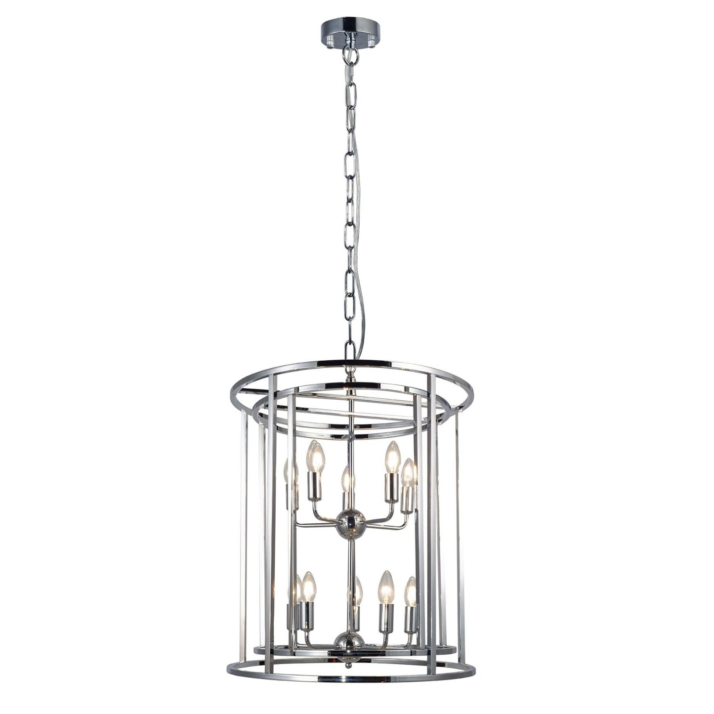 Chester 10 Light Large Pendant Polished Chrome