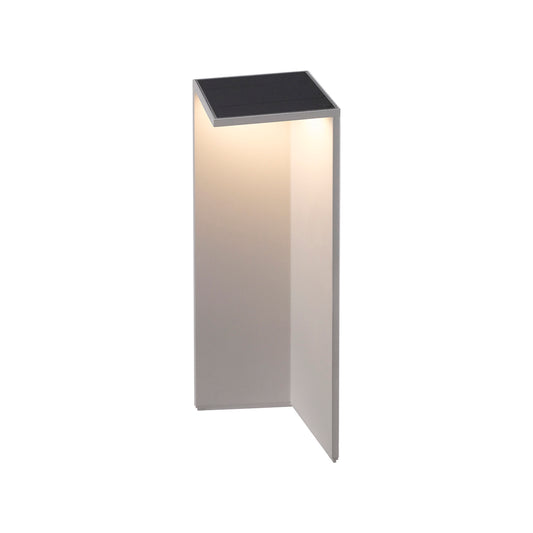 Chevalier Bollard Solar/Sensor, 2.2W LED, 3000K, 188lm, IP54, Graphite, 3yrs Warranty by Mantra