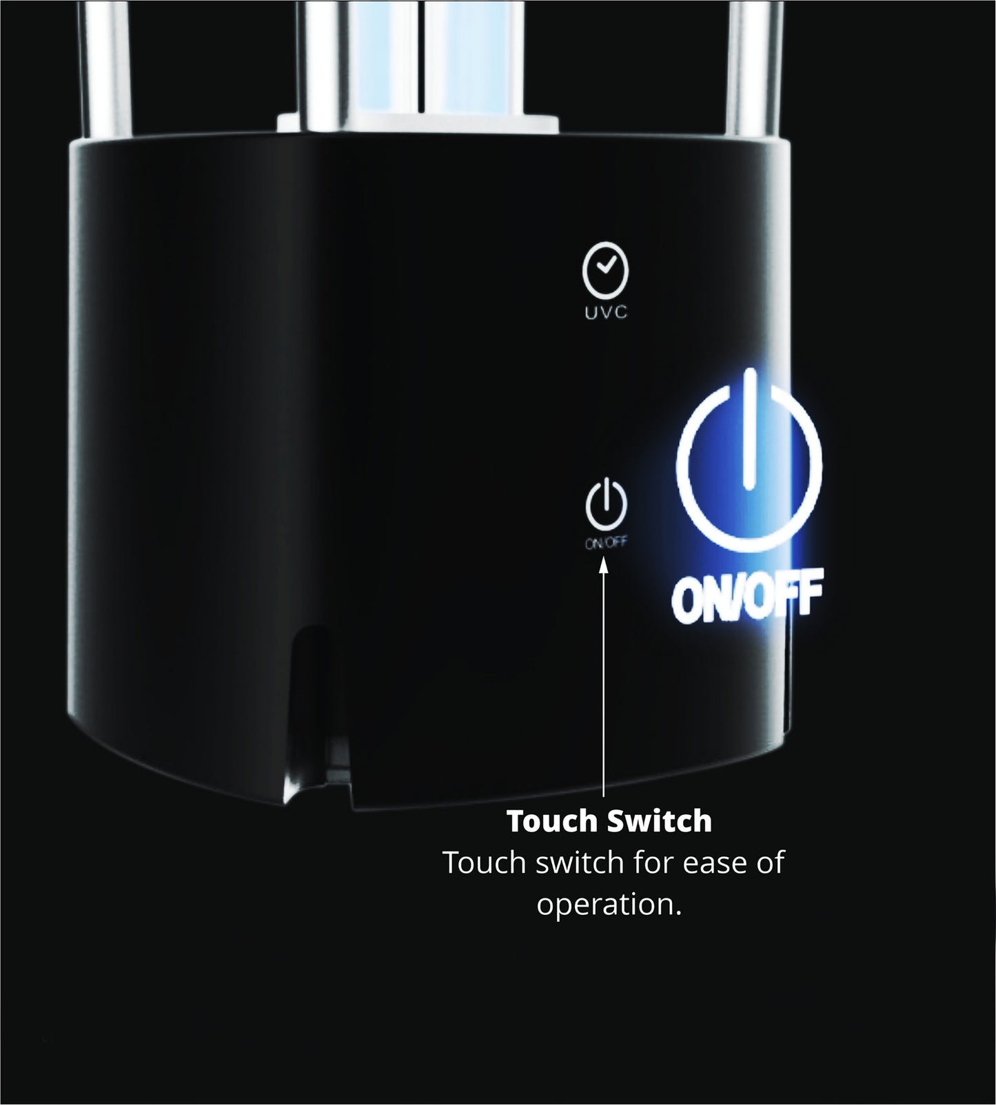 Cidal 36W UV-C Germicidal Table Lamp c / w Philips Lamp, TO BE USED IN VACATED ROOMS ONLY by Mantra