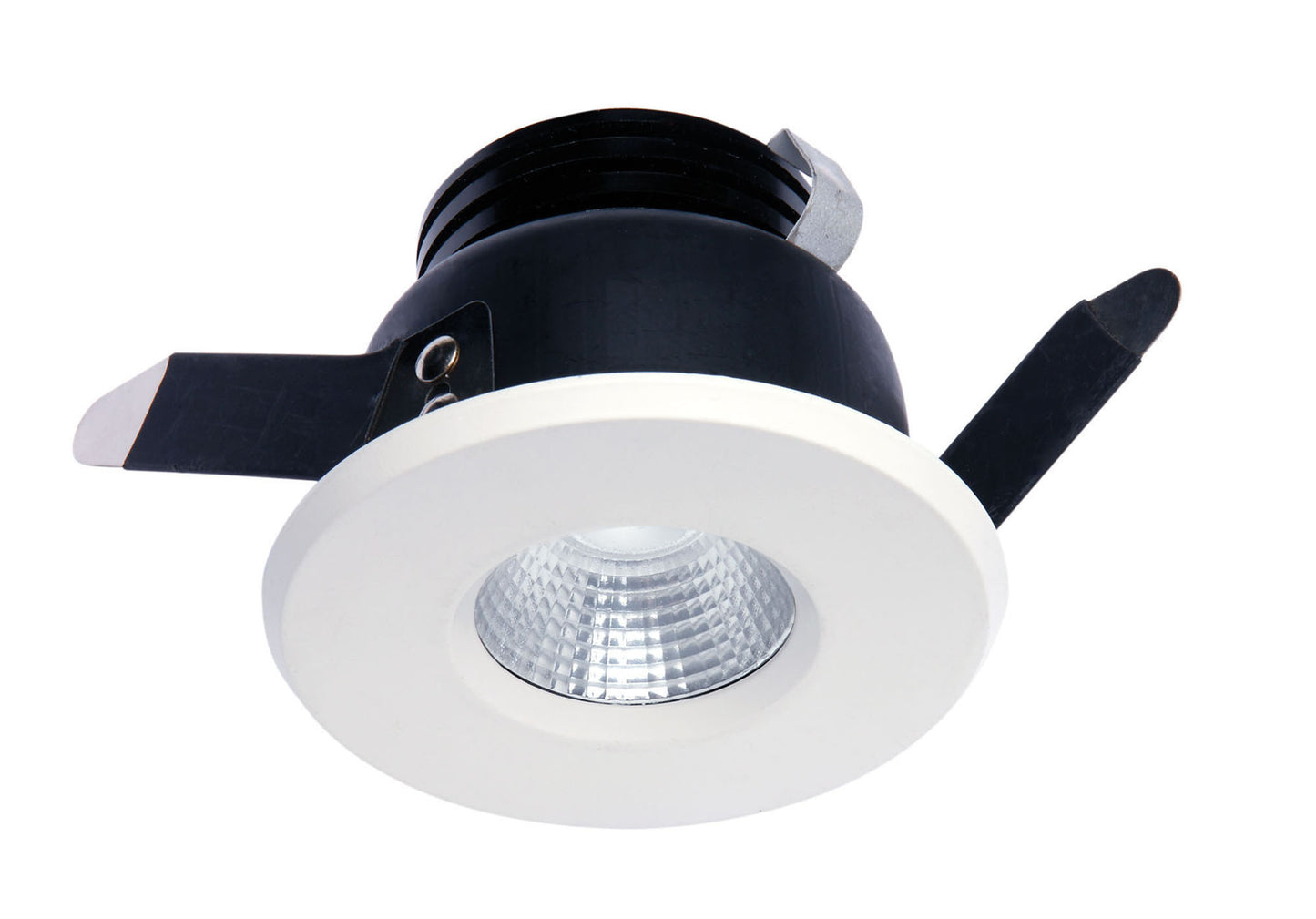 Cies Downlight 8.4cm Round 7W COB LED 4000K, 640lm, IP54, Matt White, Driver Included, 3yrs Warranty by Mantra