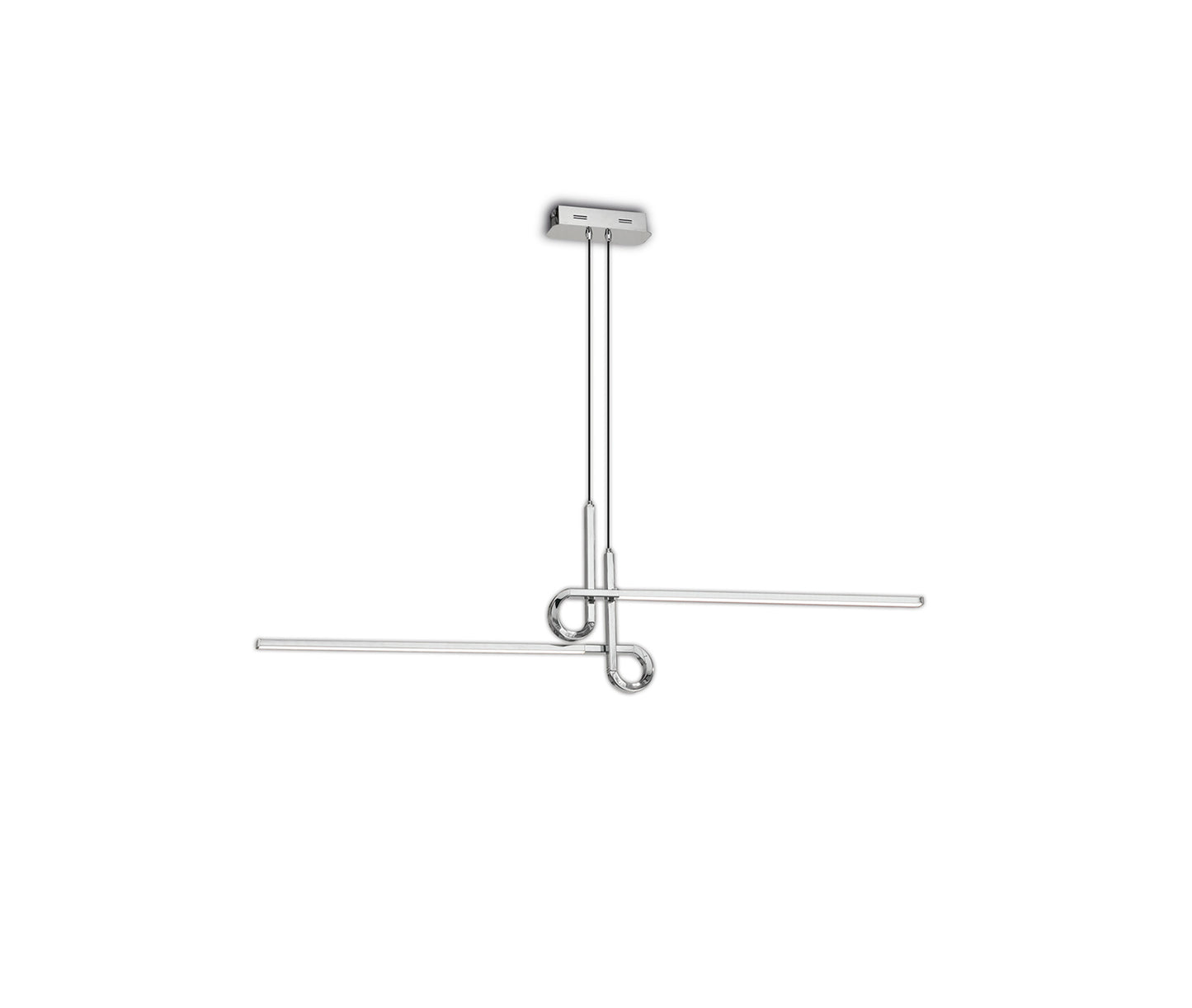 Cinto Linear Pendant 24W LED, 3000K, 1950lm, Polished Chrome, 3yrs Warranty by Mantra