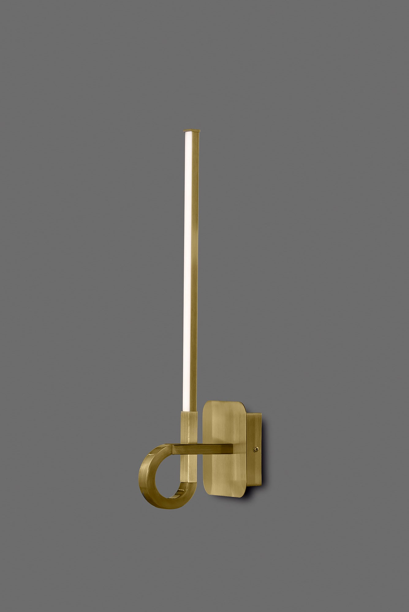 Cinto Wall Lamp 48cm, 6W LED, 3000K, 480lm, Antique Brass, 3yrs Warranty by Mantra