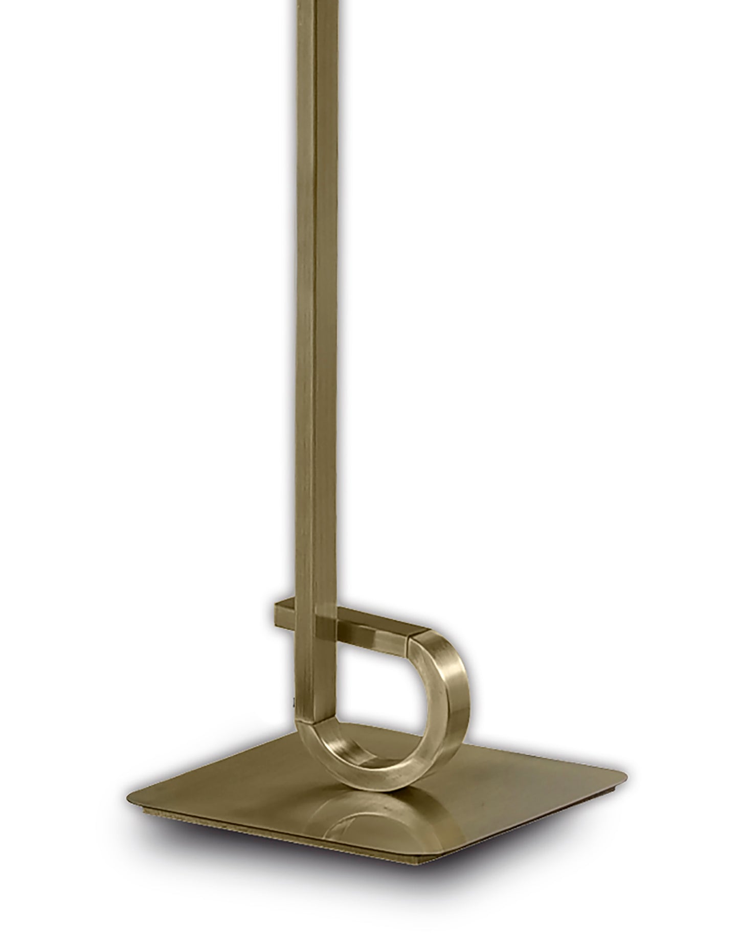 Cinto Floor Lamp 175cm, 20W LED, 3000K, 1600lm Dimmable, Antique Brass, 3yrs Warranty by Mantra