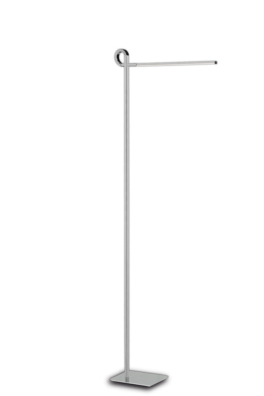 Cinto Floor Lamp 163cm, 7W LED, 3000K, 540lm Dimmable, Polished Chrome, 3yrs Warranty by Mantra