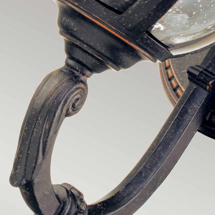 Cleveland 1 Light Small Wall Lantern - Weathered Bronze