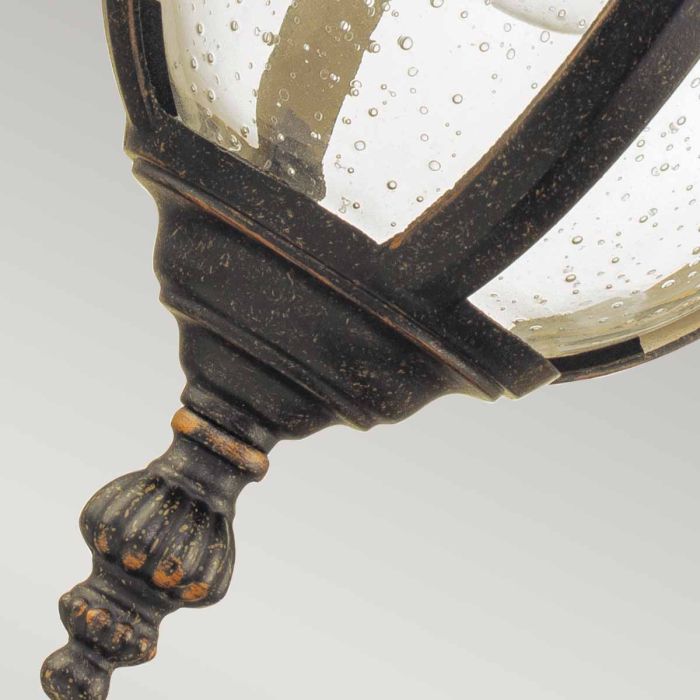 Cleveland 1 Light Small Wall Lantern - Weathered Bronze