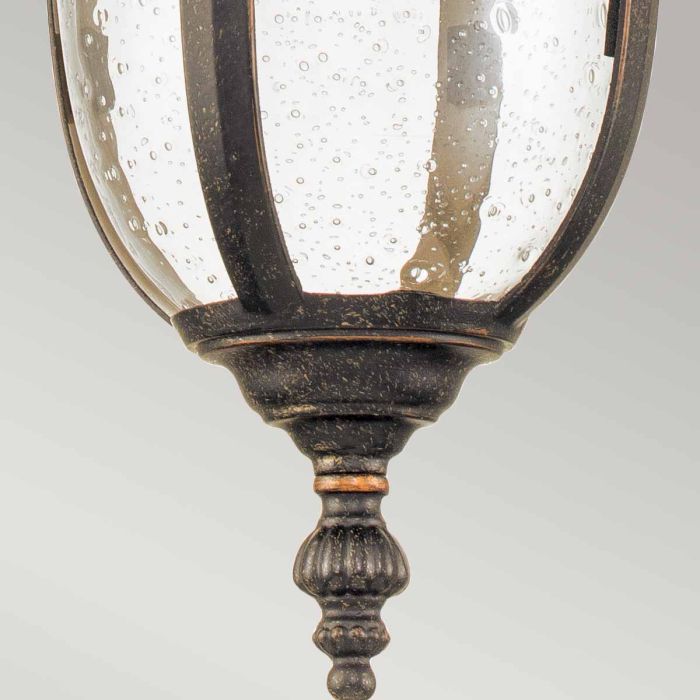 Cleveland 1 Light Small Chain Lantern - Weathered Bronze