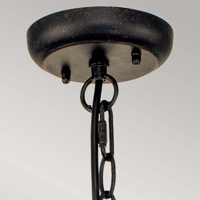 Cleveland 1 Light Small Chain Lantern - Weathered Bronze