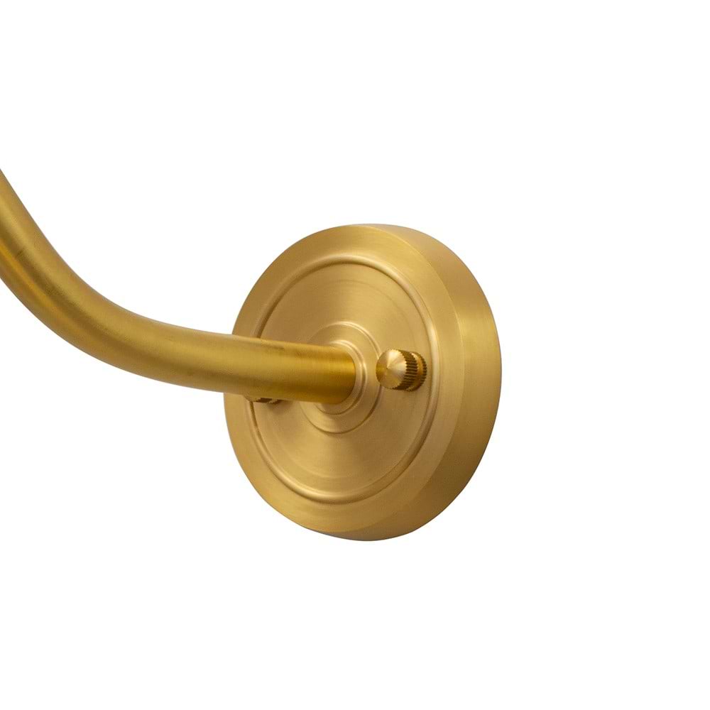 Soho Lighting Claridge Lacquered Antique Solid Brass Adjustable Reading & Picture Wall Light
